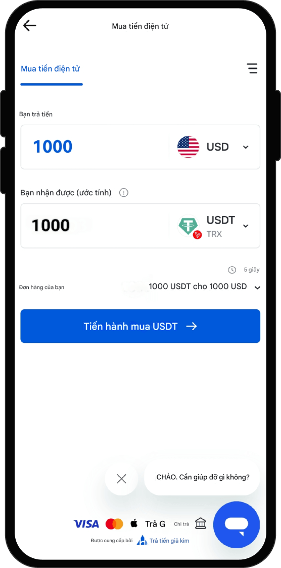 Hoàn tất thanh toán